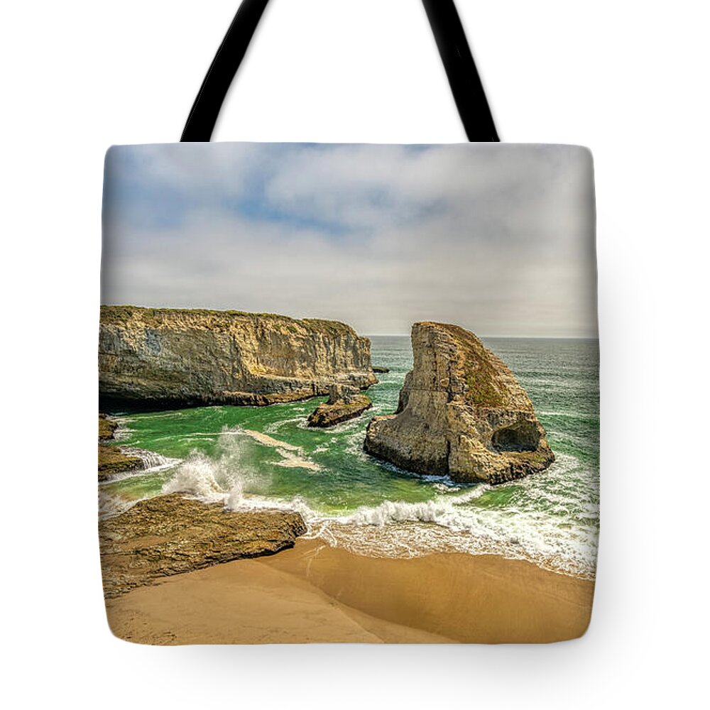 California Tote Bag featuring the photograph Shark Fin Cove Sunny Afternoon by Kenneth Everett