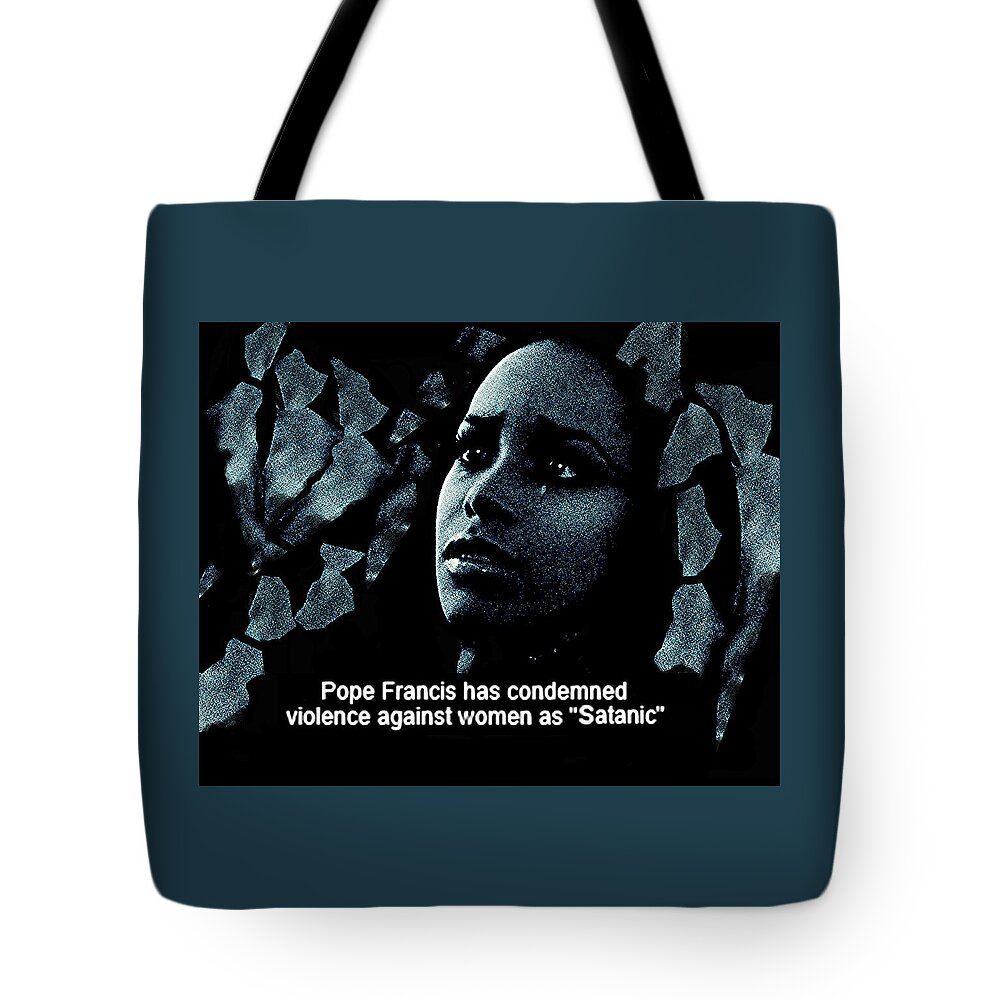 Woman Tote Bag featuring the mixed media Shattered Dreams by Hartmut Jager