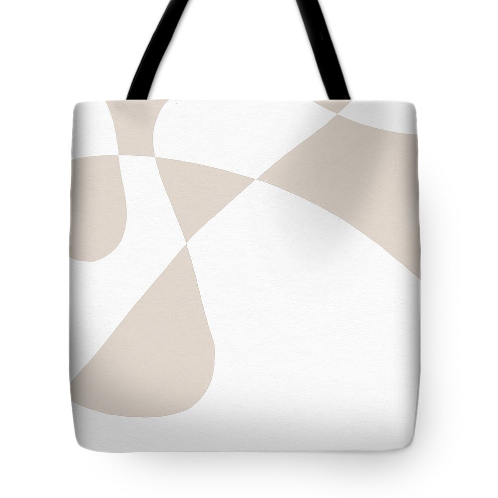 Modern Tote Bag featuring the digital art Sheets 1- Art by Linda Woods by Linda Woods