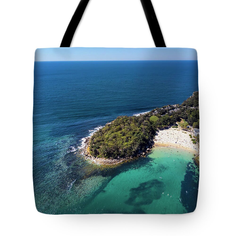 Summer Tote Bag featuring the photograph Shelly Beach Panorama No 1 by Andre Petrov