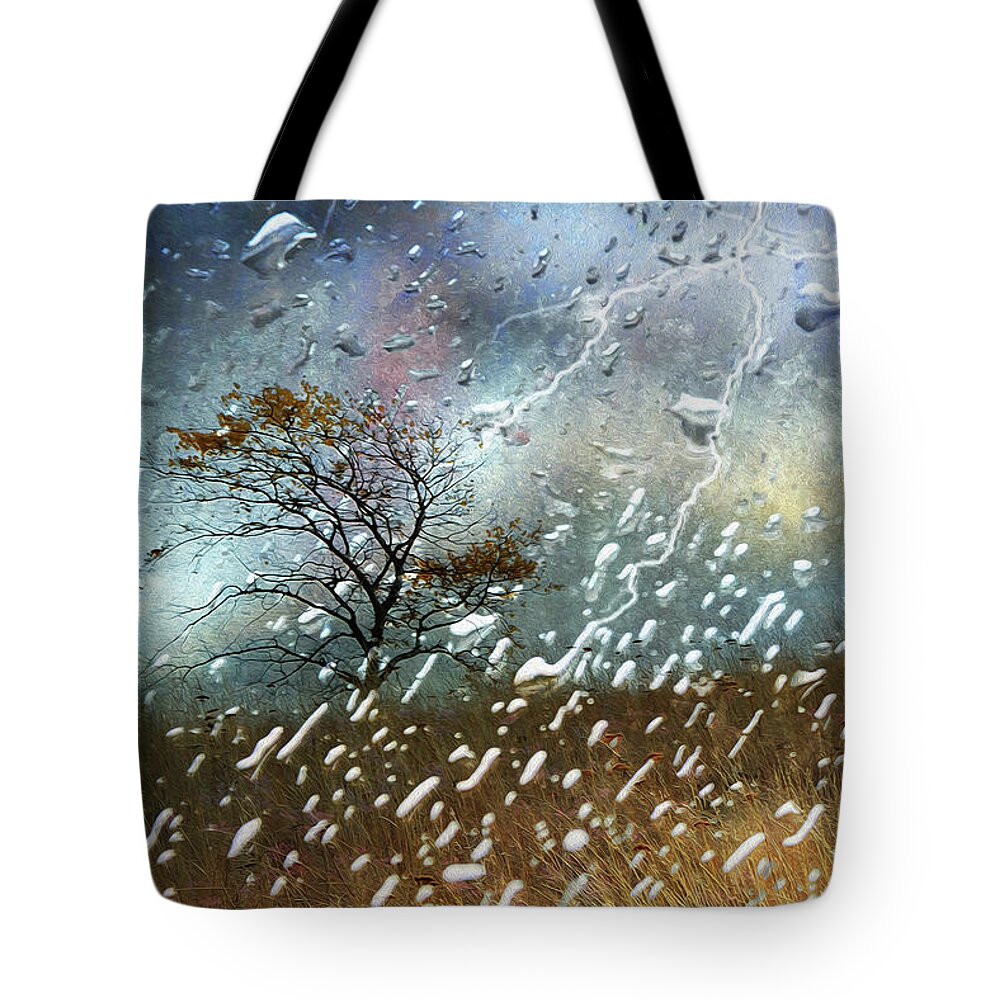Storm Tote Bag featuring the photograph Shelter From The Storm by Ed Hall