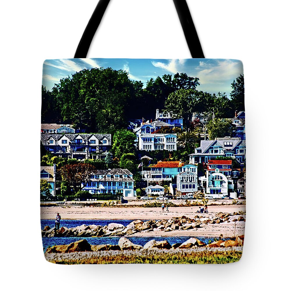 Beach Tote Bag featuring the photograph Sherwood Island State Park, CN by Bill Jonscher