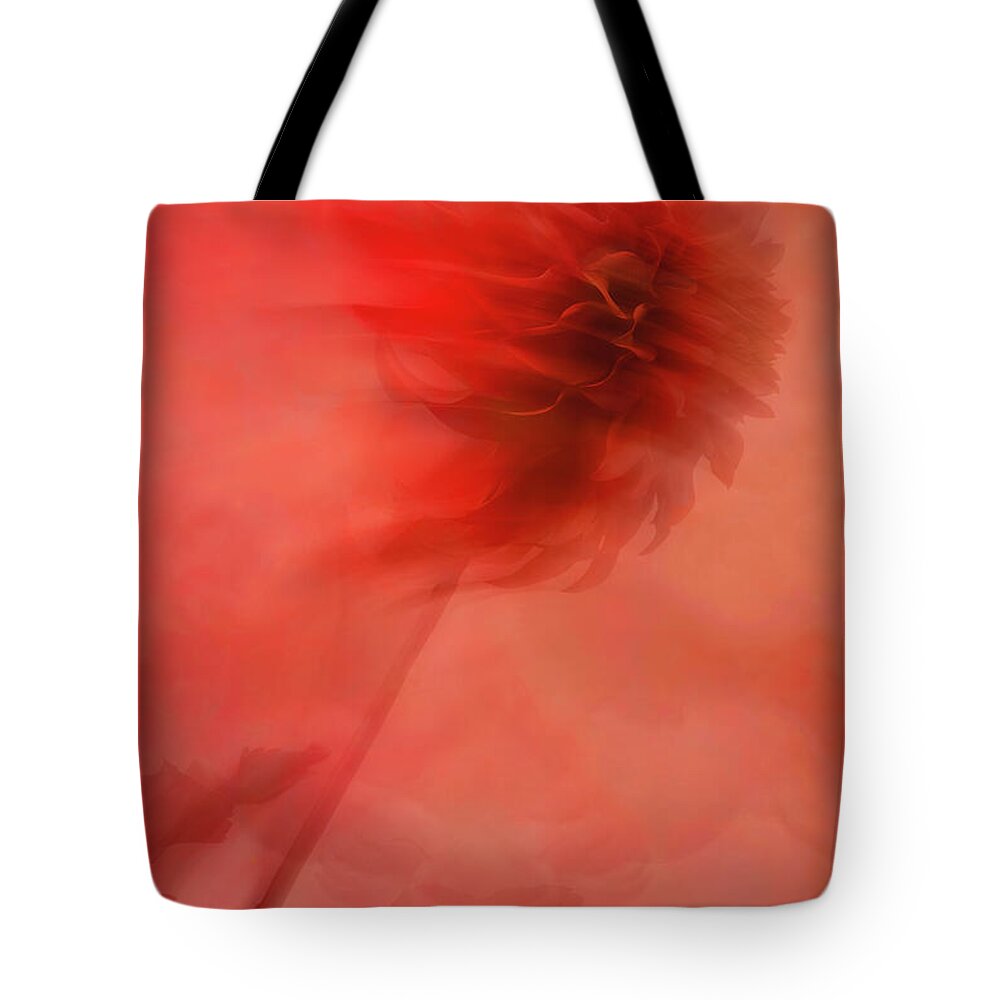 Dahlia Tote Bag featuring the photograph She's Innocent by Cynthia Dickinson