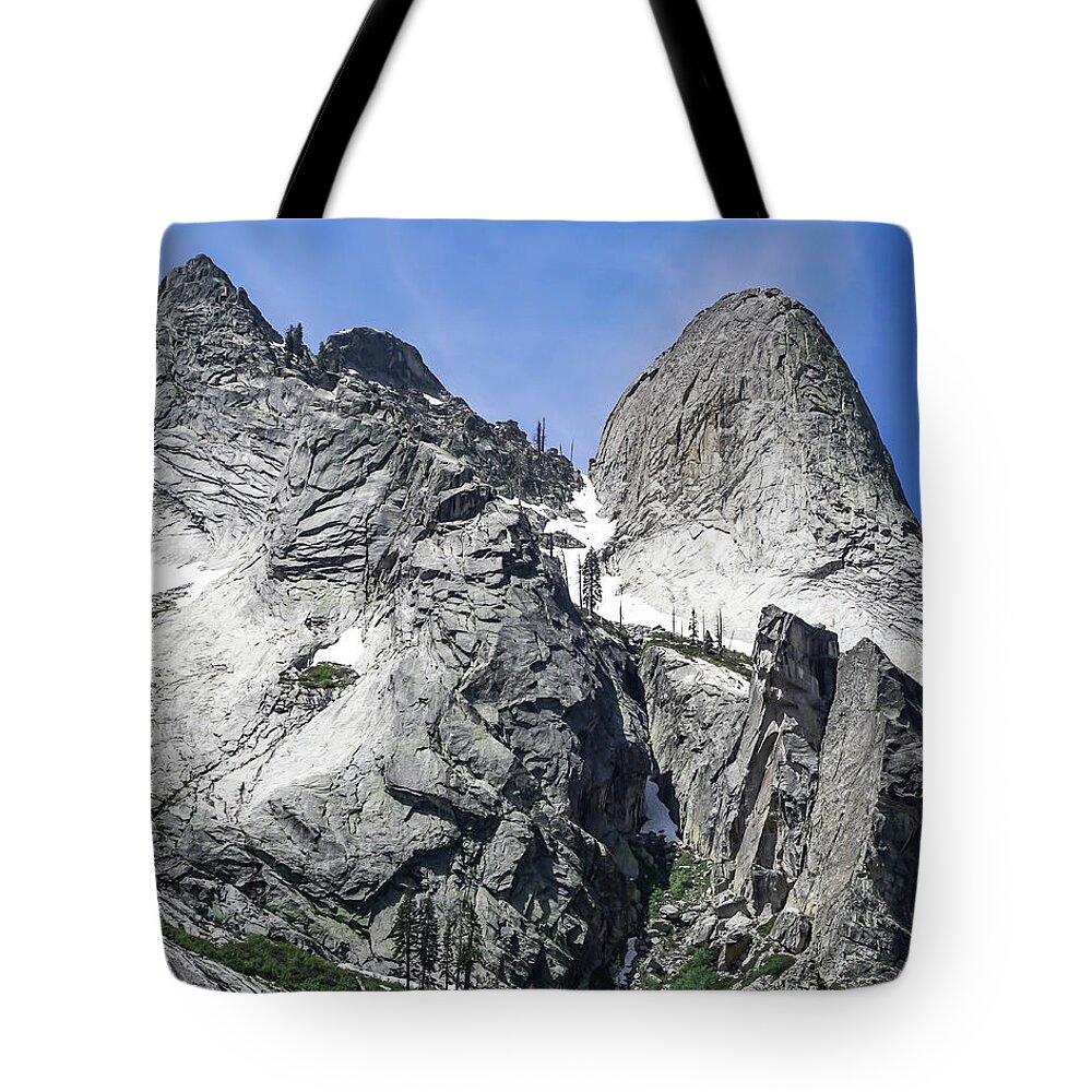 Sequoia National Park Tote Bag featuring the photograph World of Granite by Brett Harvey