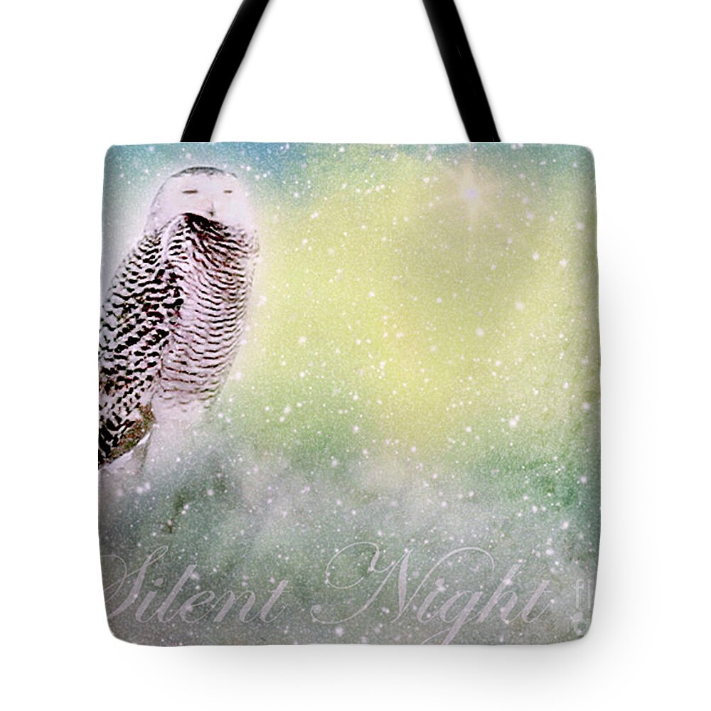 Christmas Tote Bag featuring the photograph Silent Night by Clare VanderVeen