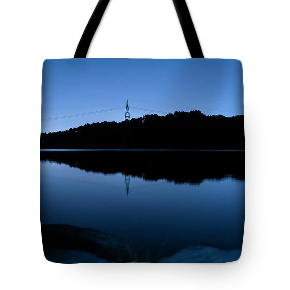 Nimisila Tote Bag featuring the photograph Silent Waters by Rosette Doyle