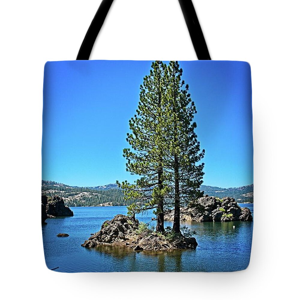 Lake Tote Bag featuring the photograph Silver Lake Cove by David Desautel