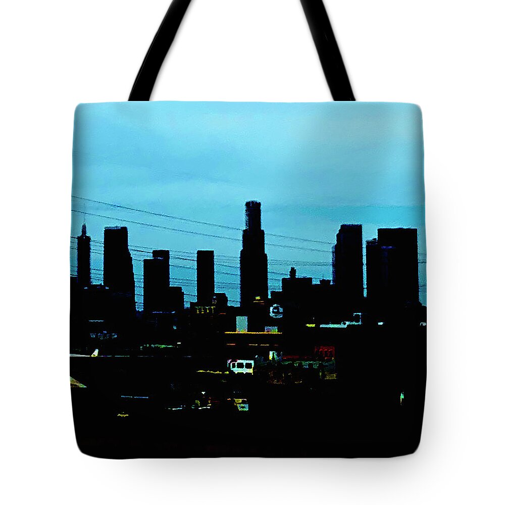 Nicholas Brendon Tote Bag featuring the photograph Sinners' Silhouette by Nicholas Brendon