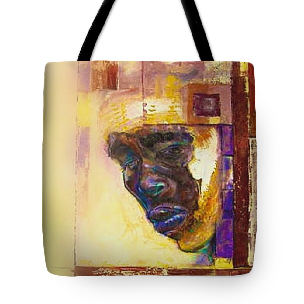  Tote Bag featuring the painting Sir by Try Cheatham