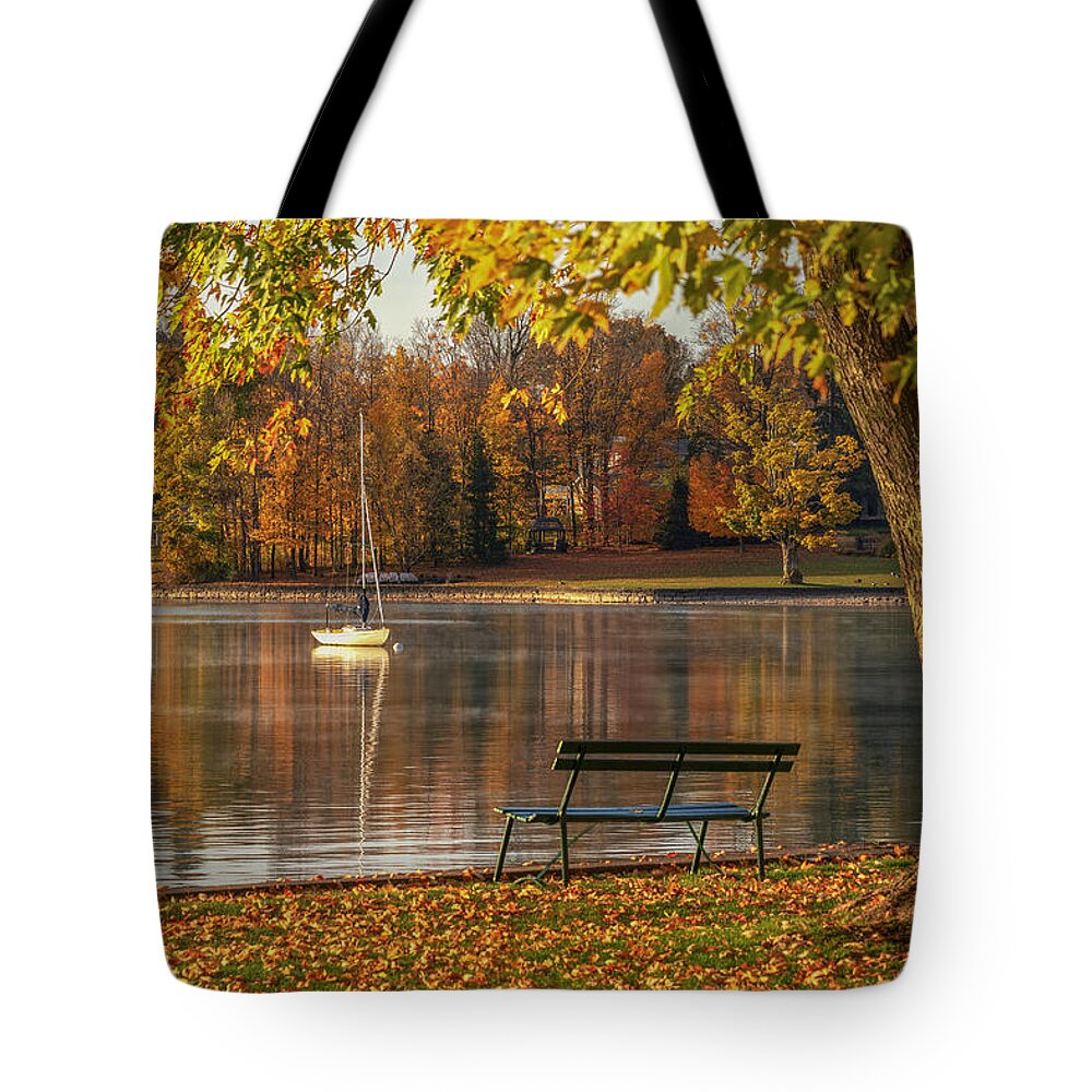 Autumn Tote Bag featuring the photograph Skaneateles in the Fall by Rod Best