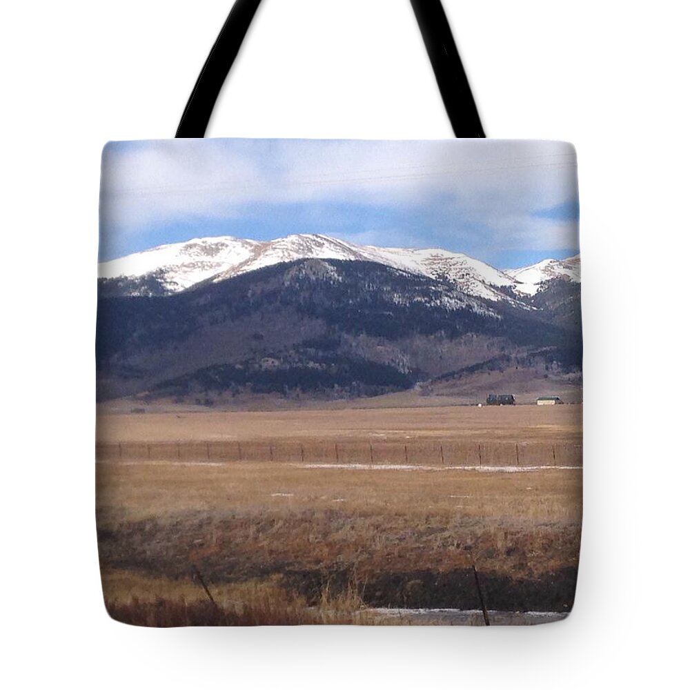 Rocky Mountains Tote Bag featuring the photograph Sky Country by Lisa White