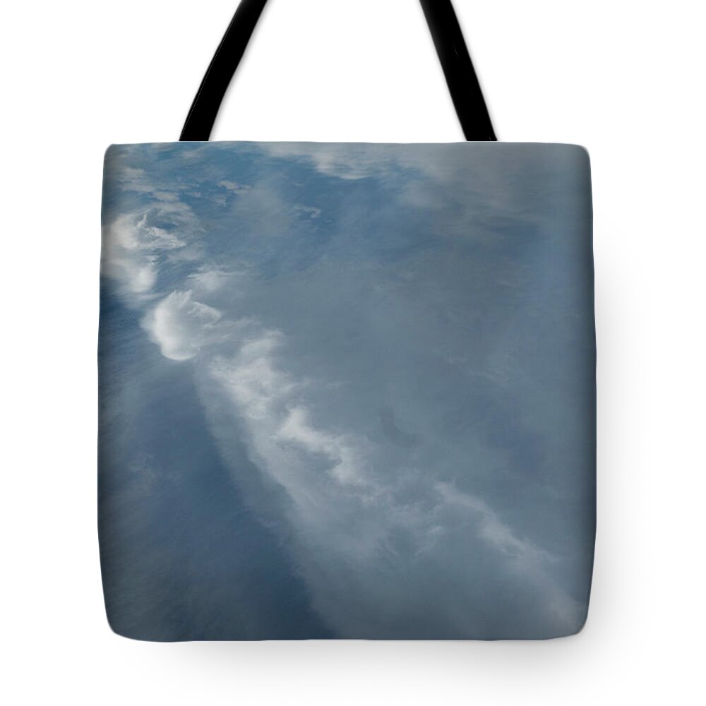 Sky Tote Bag featuring the photograph Sky With Clouds by Karen Rispin