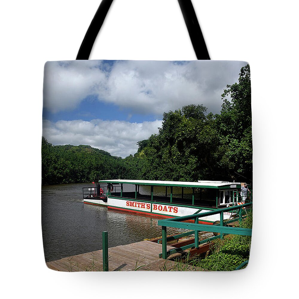 Smith's Tote Bag featuring the photograph Smith's boat by Cindy Murphy