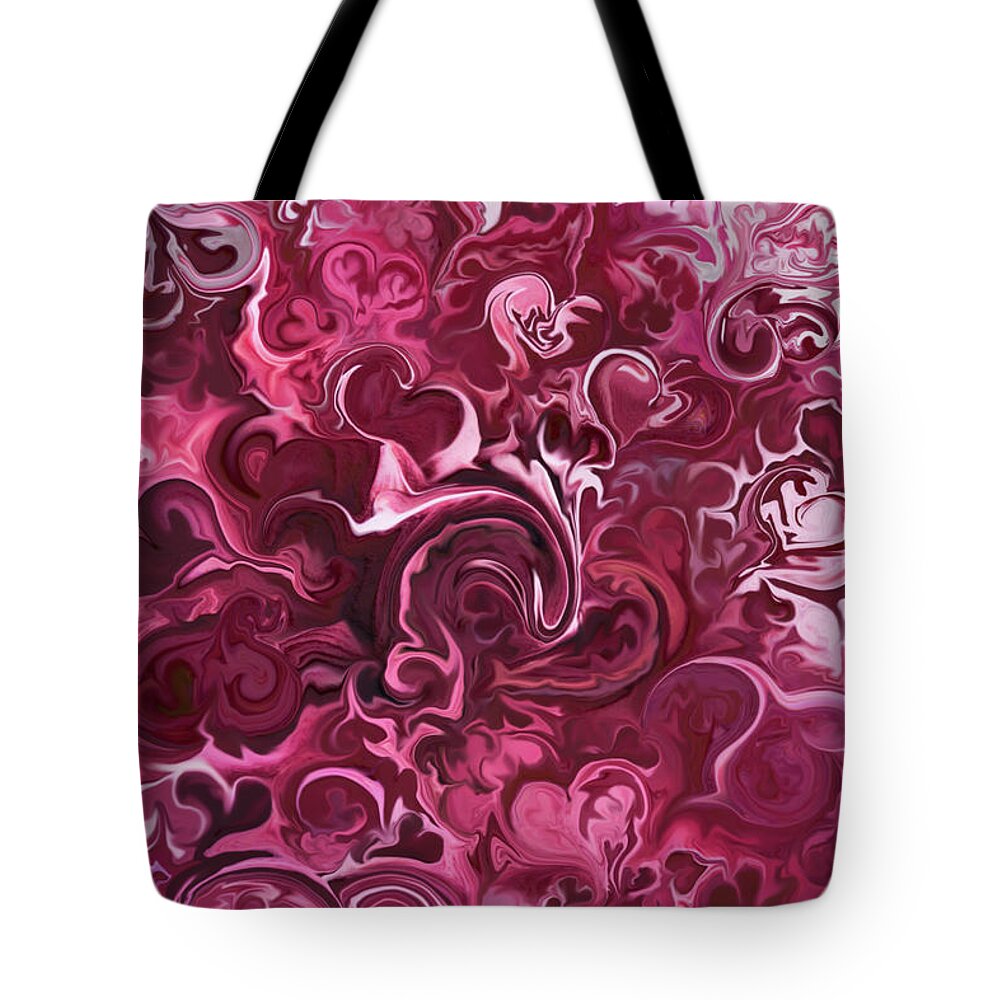 Hearts Tote Bag featuring the photograph Smoking Hearts by Sally Bauer