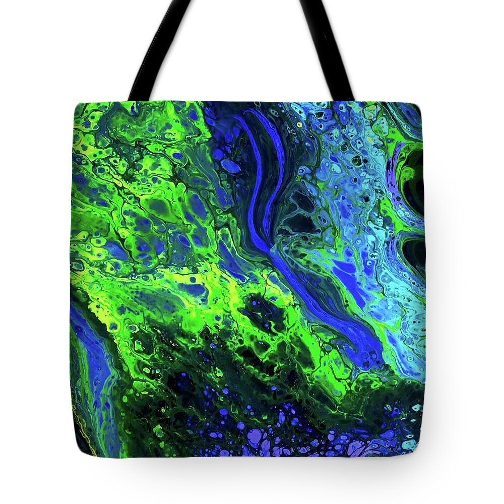 River Tote Bag featuring the painting Snake River by Anna Adams