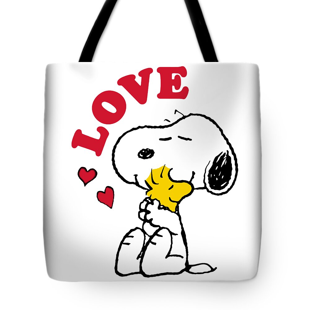 Snoopy Peanuts Christmas Bag For Life Tote Shopping Bag 