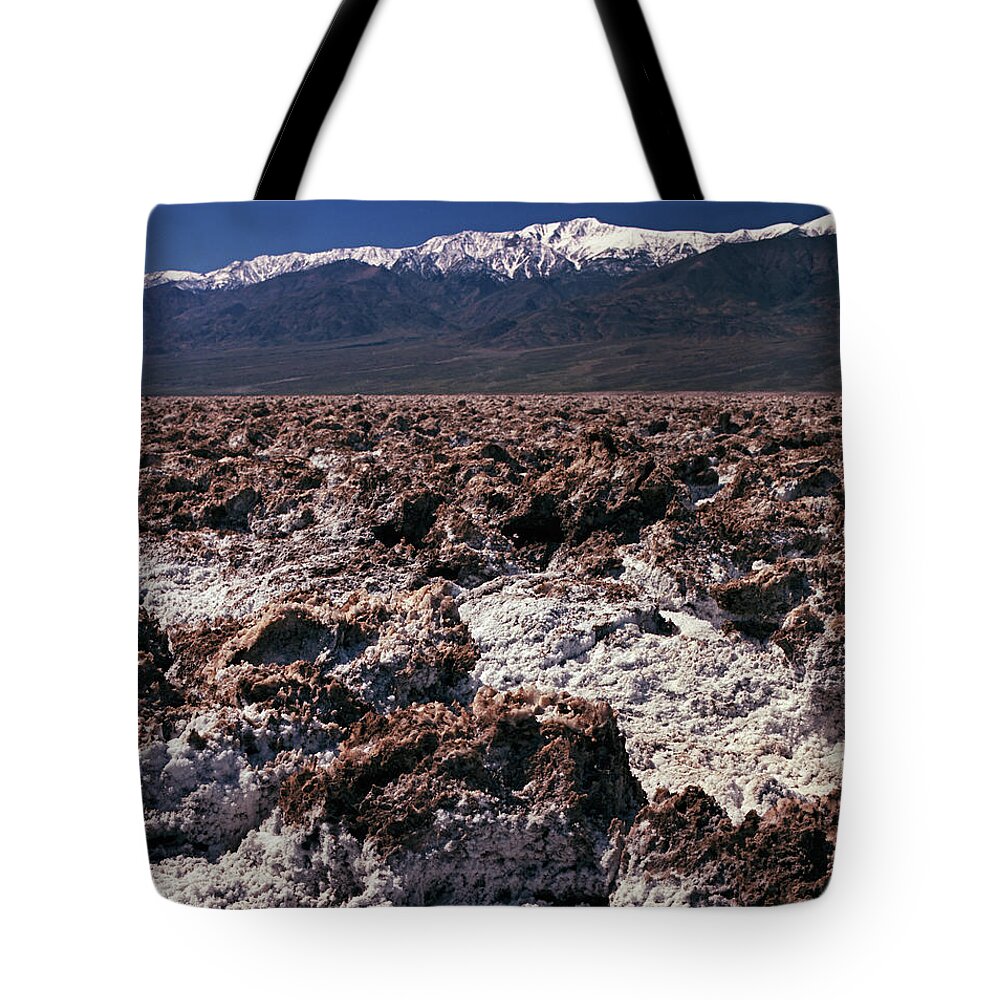 Tom Daniel Tote Bag featuring the photograph Snow and Salt by Tom Daniel