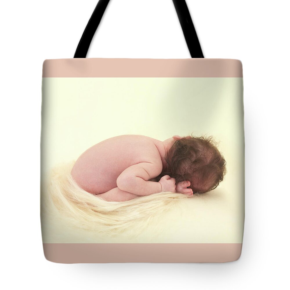Newborn Tote Bag featuring the photograph Soft by Anne Geddes