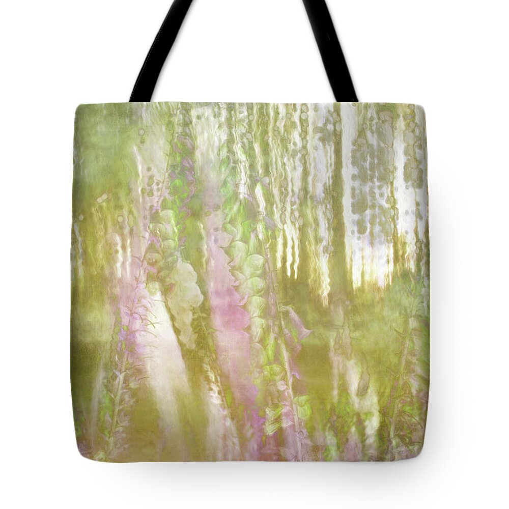 Abstract Tote Bag featuring the photograph Soft Flowers by Marilyn Wilson