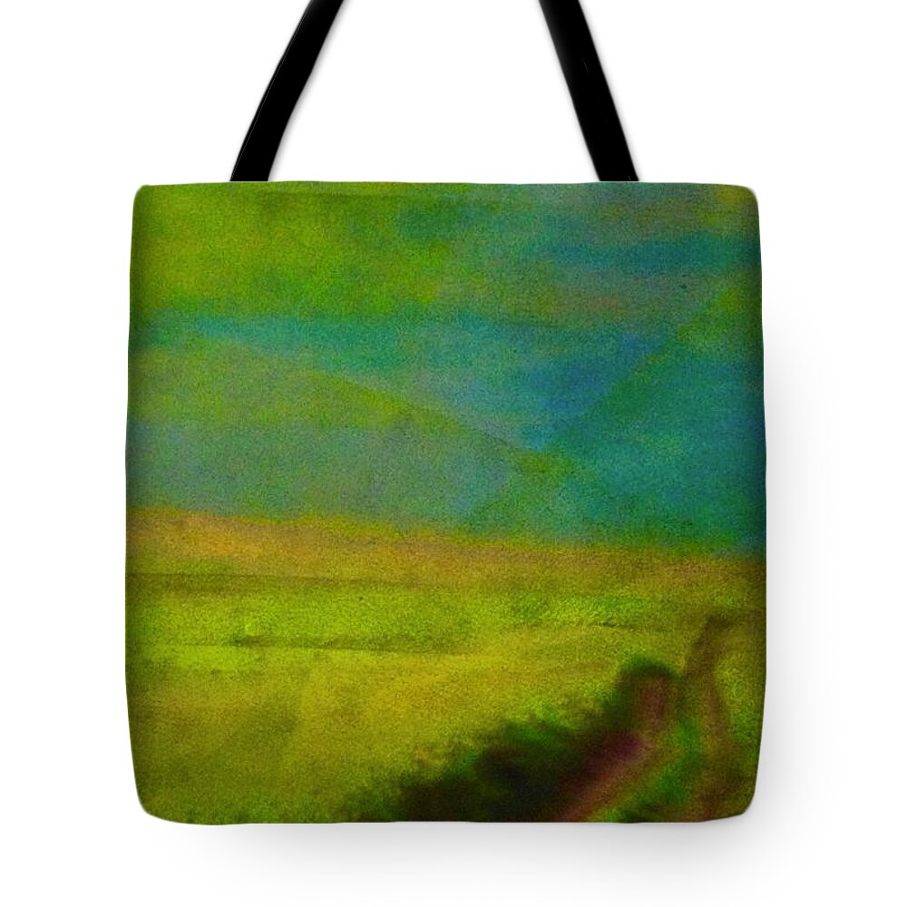 Aroostook County Maine Field Beautiful Beauty Tote Bag featuring the painting Soft Passages Aroostoock County, Maine by FeatherStone Studio Julie A Miller