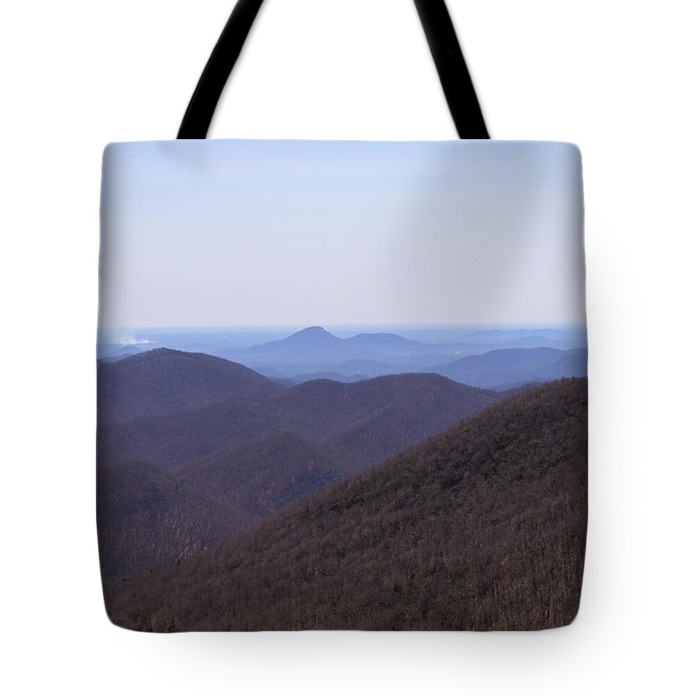 North Georgia Tote Bag featuring the photograph Some Dark Georgia Mountains by Ed Williams