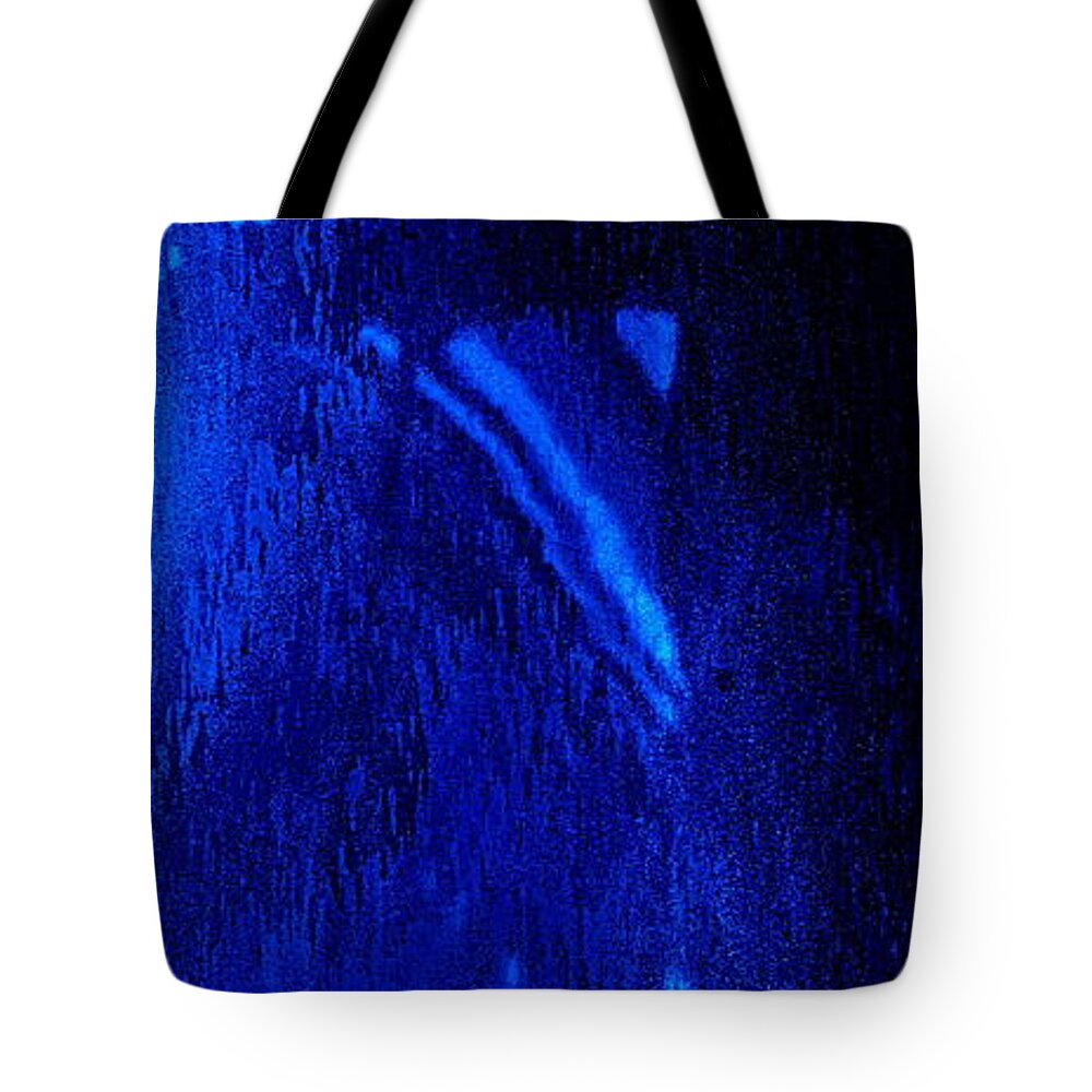 Blue Tote Bag featuring the photograph Something Blue by VIVA Anderson