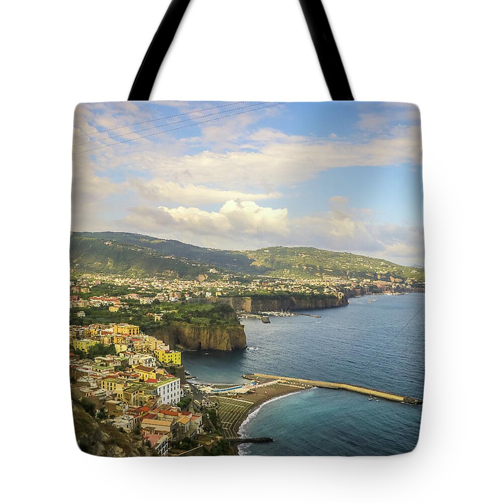 Sorrento Tote Bag featuring the photograph Sorrento, Italy by Paul James Bannerman