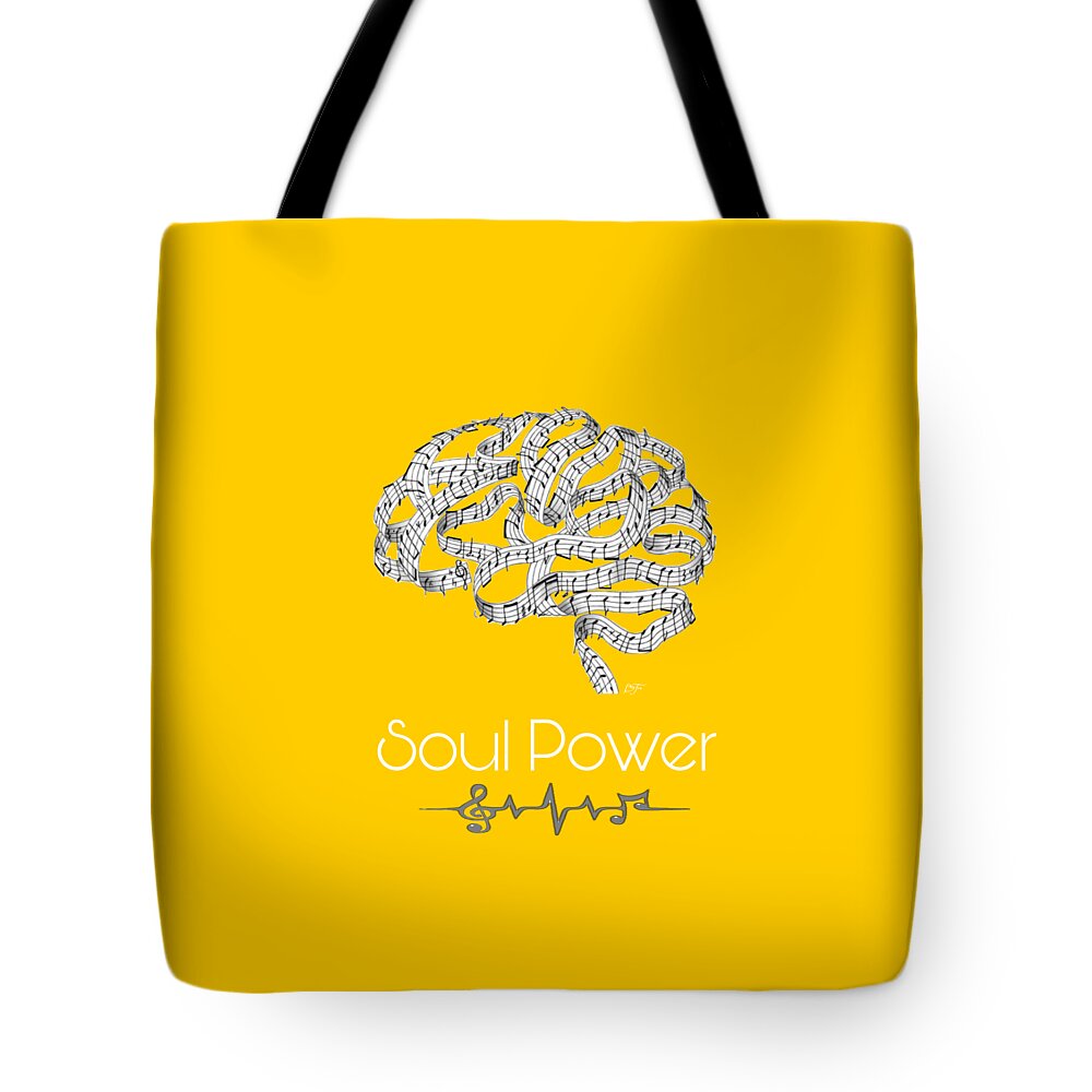  Tote Bag featuring the digital art Soul Power by BTru Expressions