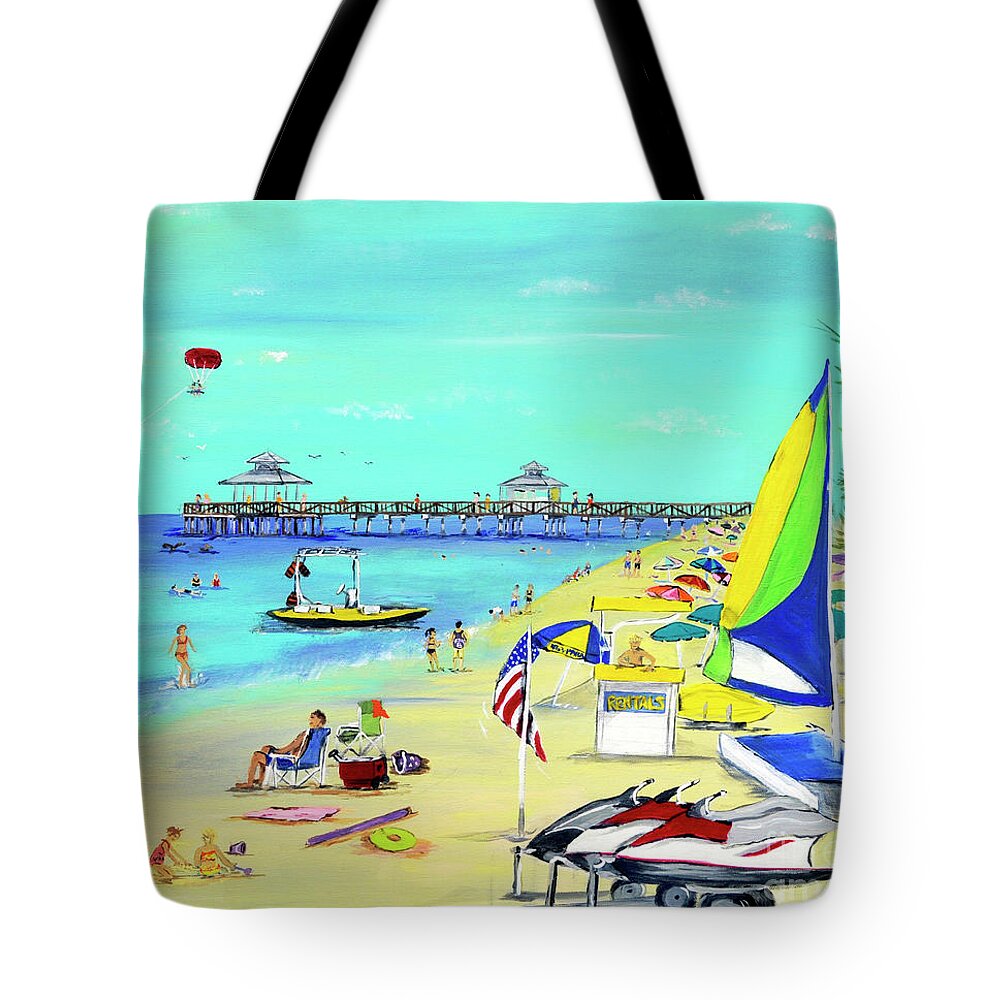 South Beach Hotels Tote Bags