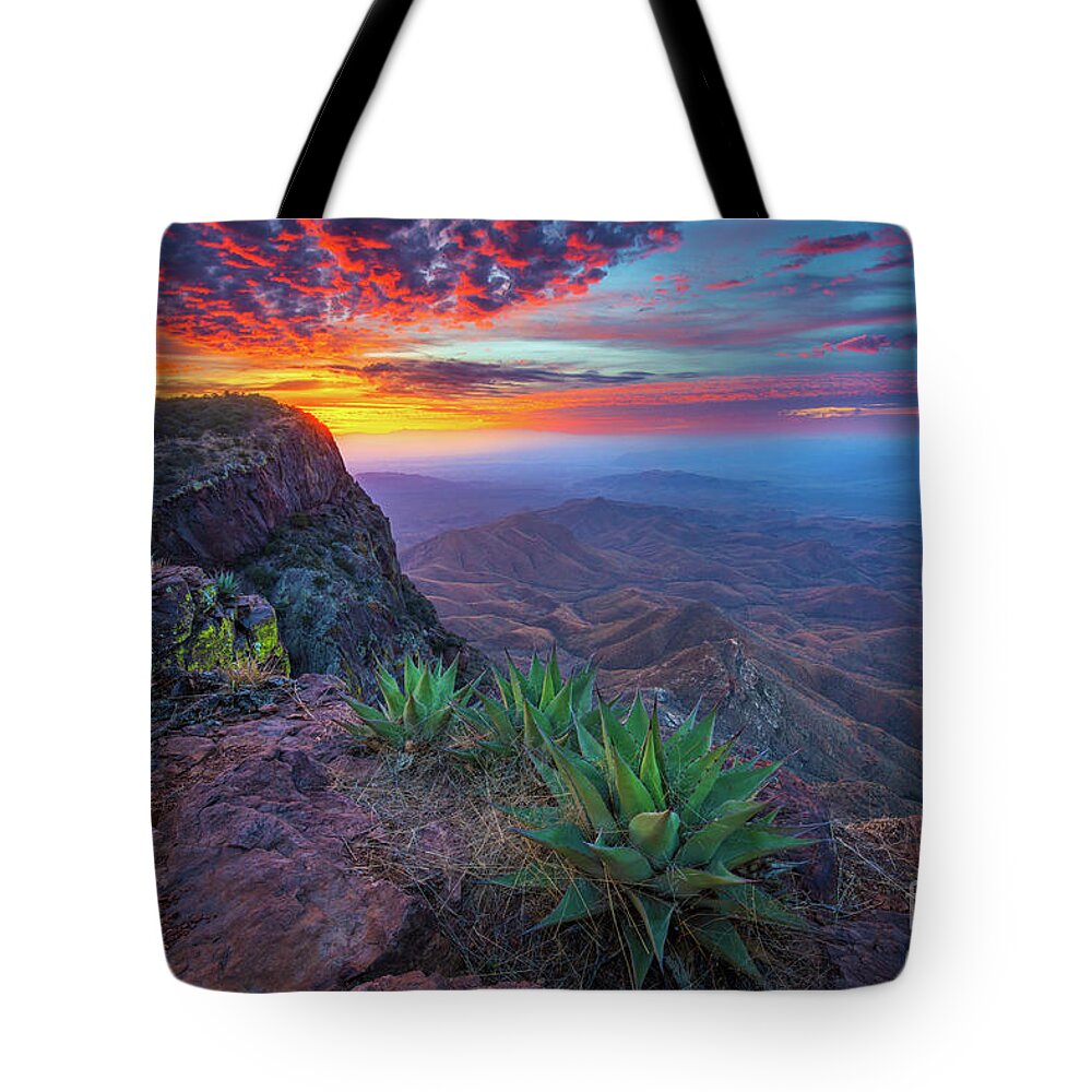 America Tote Bag featuring the photograph South Rim Sunrise by Inge Johnsson