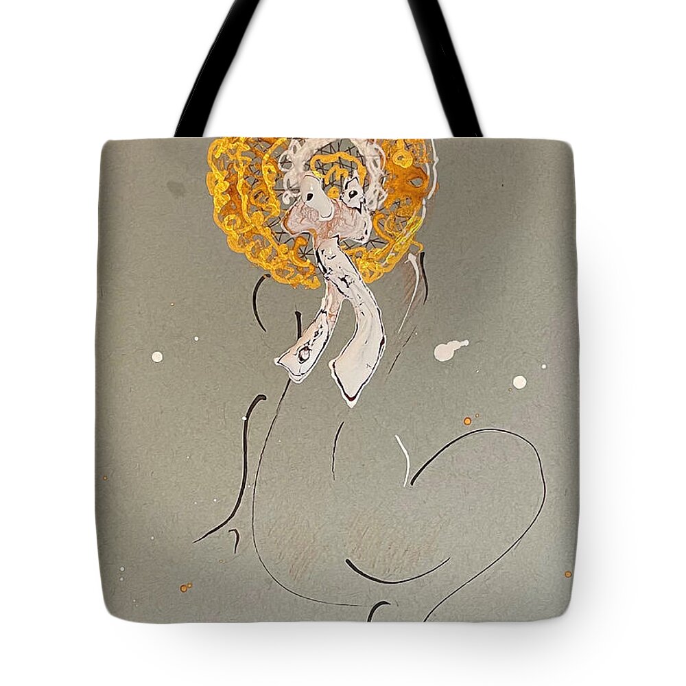 South Tote Bag featuring the drawing Southern Comfortable by C F Legette