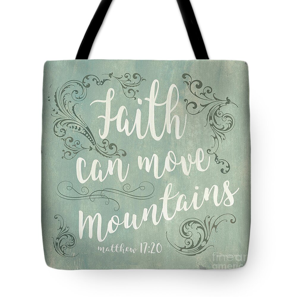 Inspirational Tote Bag featuring the painting Spa Inspirational 2 by Debbie DeWitt