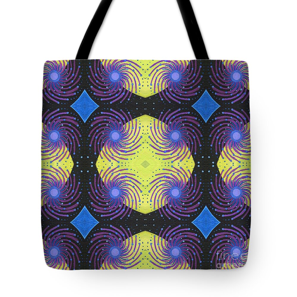 Sparkle And Shine 2 By Helena Tiainen Tote Bag featuring the painting Sparkle and Shine 2 by Helena Tiainen