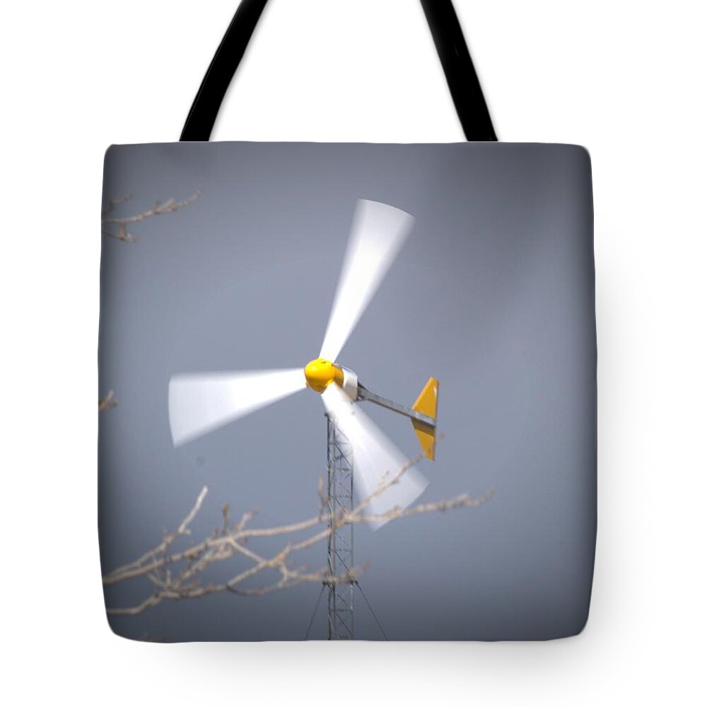 Mojave Tote Bag featuring the photograph Spinning Power by Richard Thomas