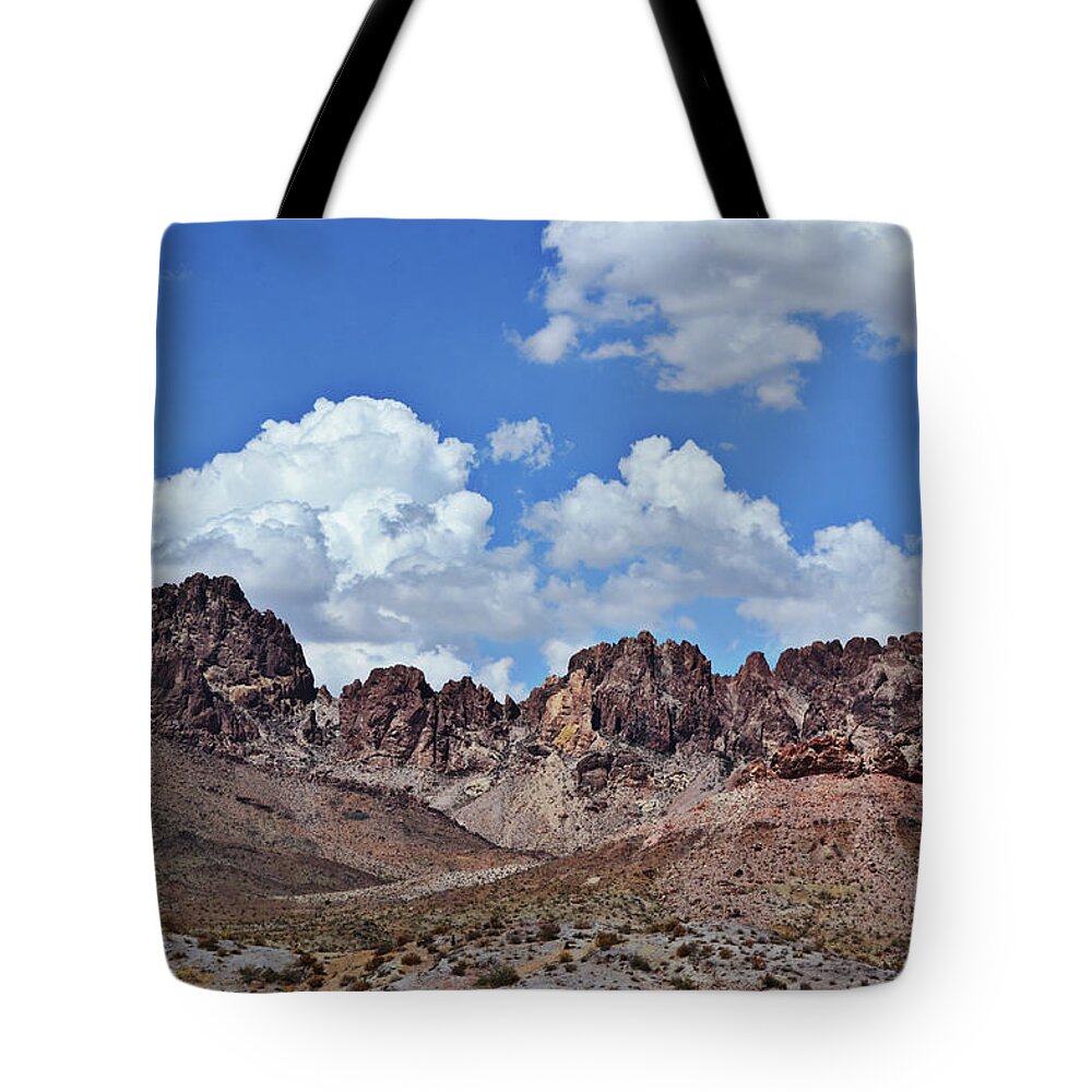 Mountain Tote Bag featuring the photograph Spirit Mountains Landscape by Gaby Ethington