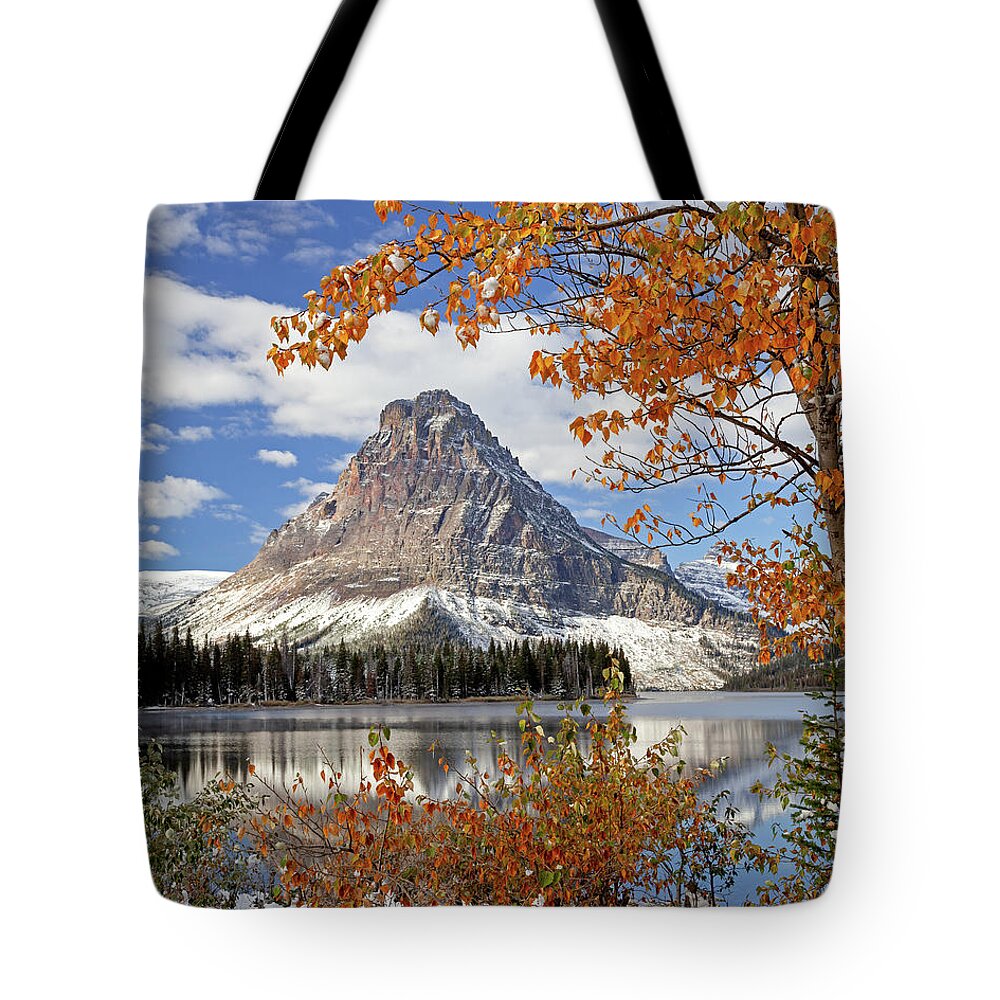 Fall Tote Bag featuring the photograph Spirit of Autumn at Two Med by Jack Bell
