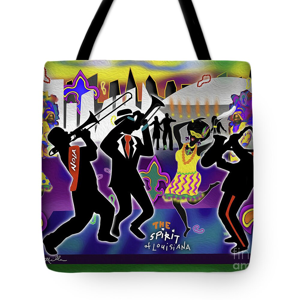 Spirit of Louisiana Tote Bag by Cicely Miller - Pixels
