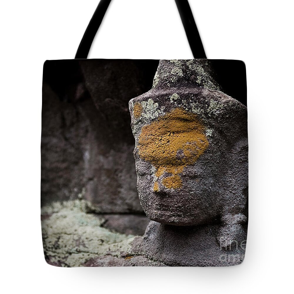 Carving Tote Bag featuring the photograph Spiritual color by Daniel M Walsh