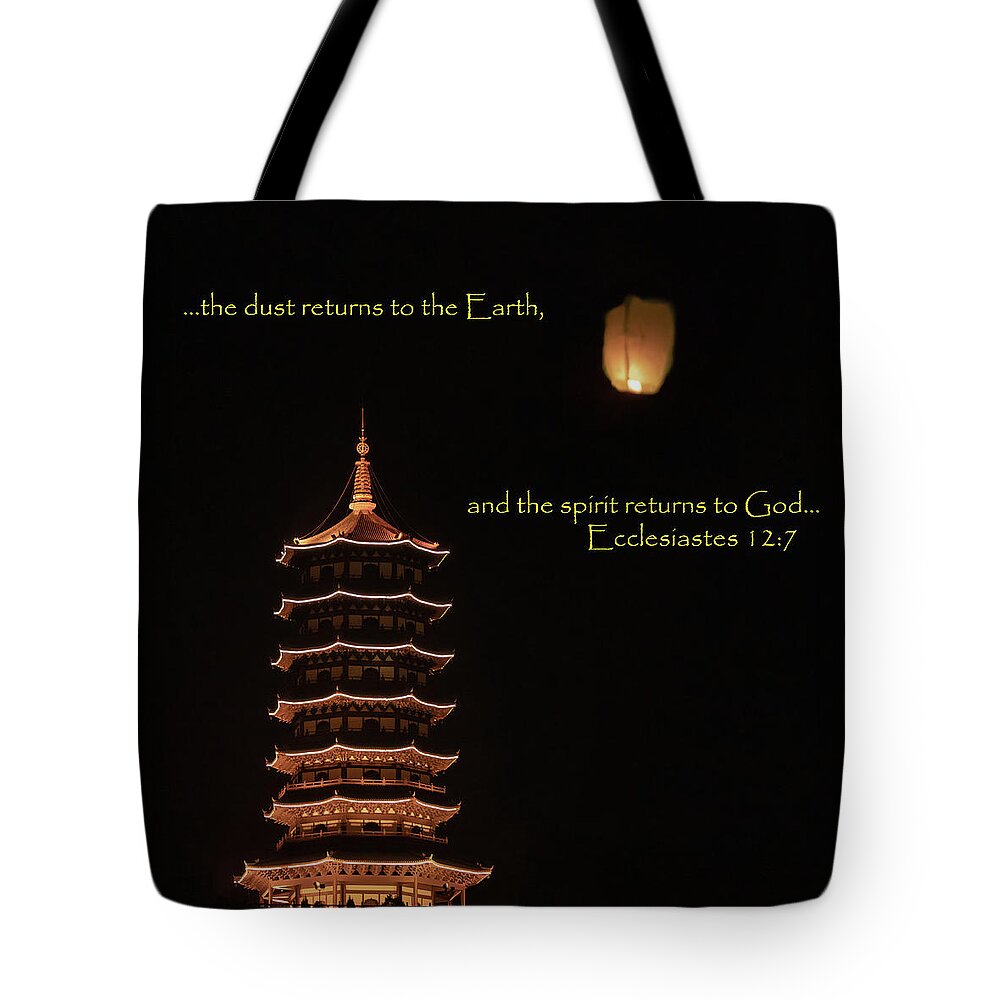 Spirit Tote Bag featuring the photograph Spiritual Release by William Dickman