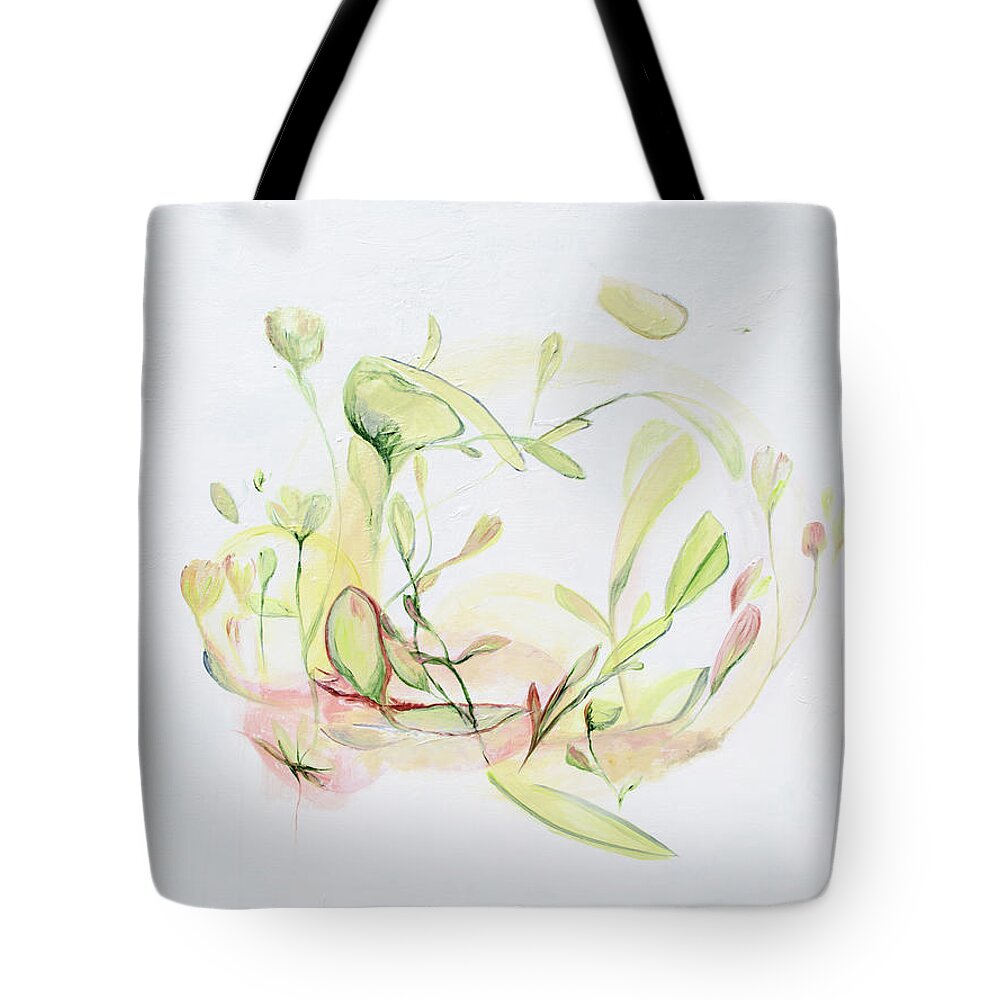 Flowers Tote Bag featuring the painting Spring Flowers by Katrina Nixon