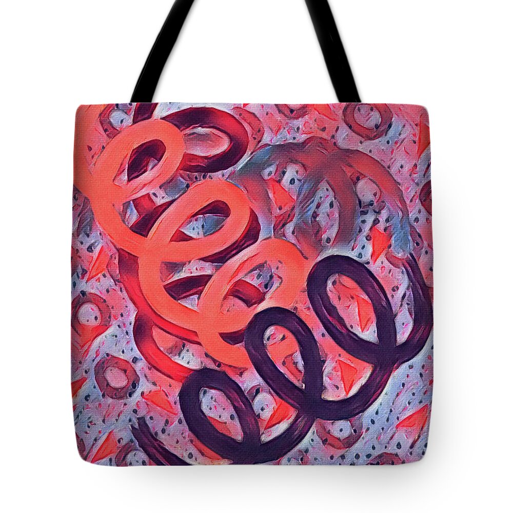  Tote Bag featuring the digital art Spring Loaded by Michelle Hoffmann