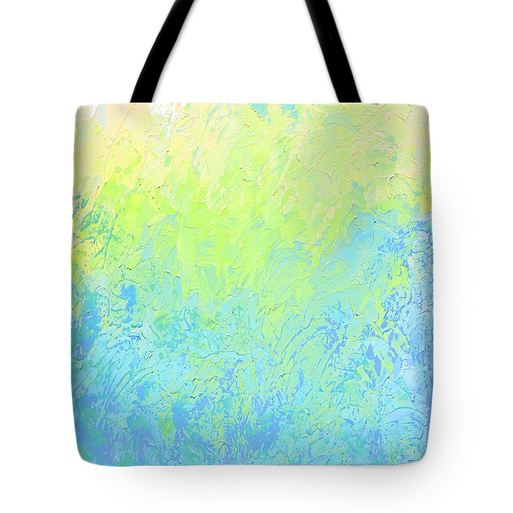 Spring Tote Bag featuring the painting Spring Morning by Linda Bailey