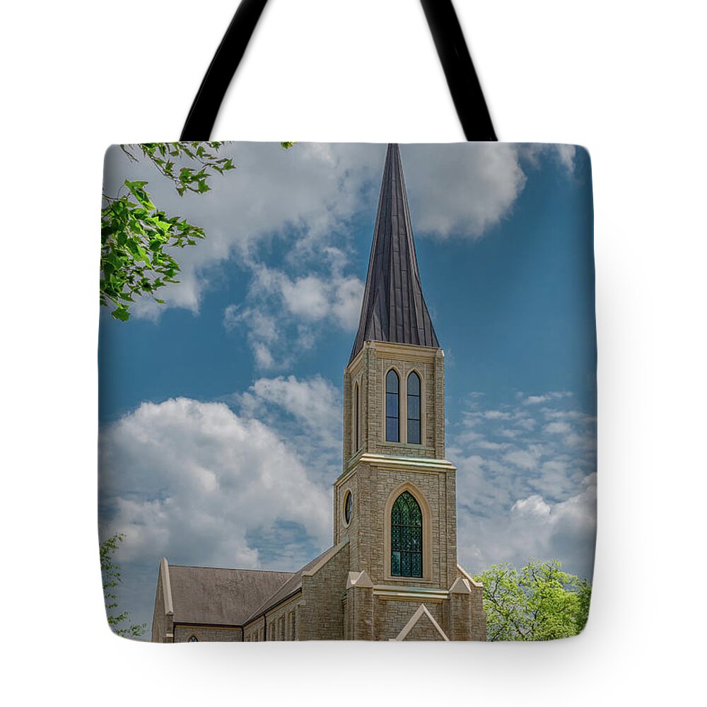 Tennessee Tote Bag featuring the photograph Springtime Chapel, Lee University by Marcy Wielfaert
