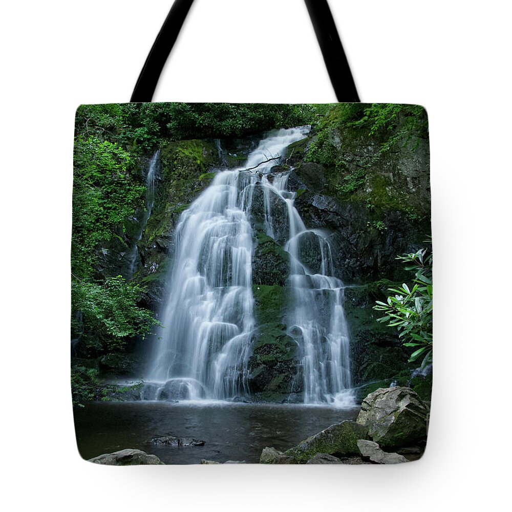 Spruce Flats Falls Tote Bag featuring the photograph Spruce Flats Falls 22 by Phil Perkins