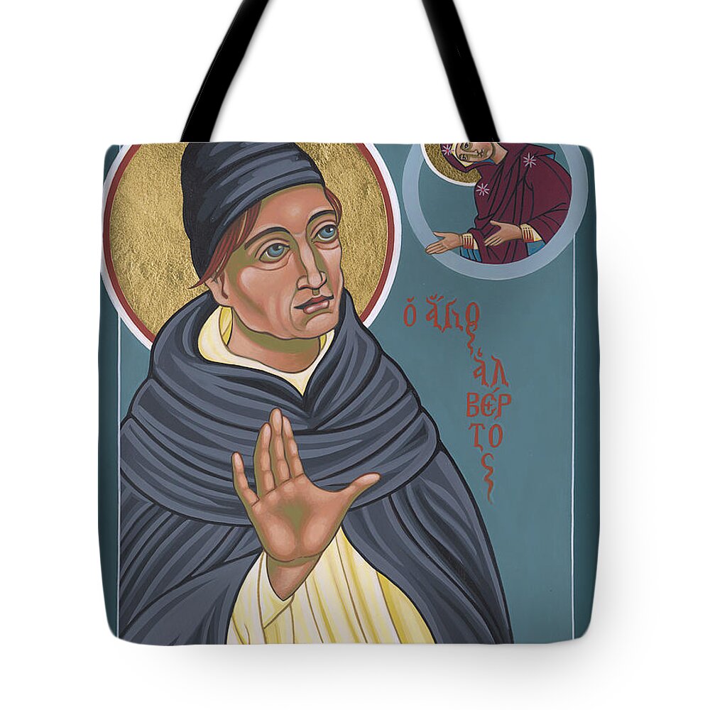 St Albert The Great- Patron Of Scientists Tote Bag featuring the painting St Albert the Great - Patron of Scientists and Students 320 by William Hart McNichols