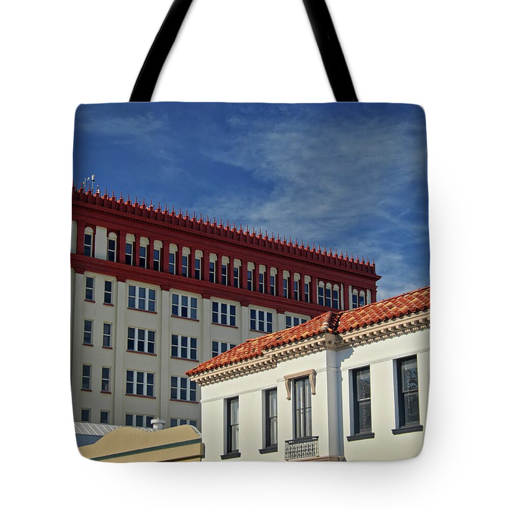 Spanish Tote Bag featuring the photograph St. Augustine Architecture by George Taylor