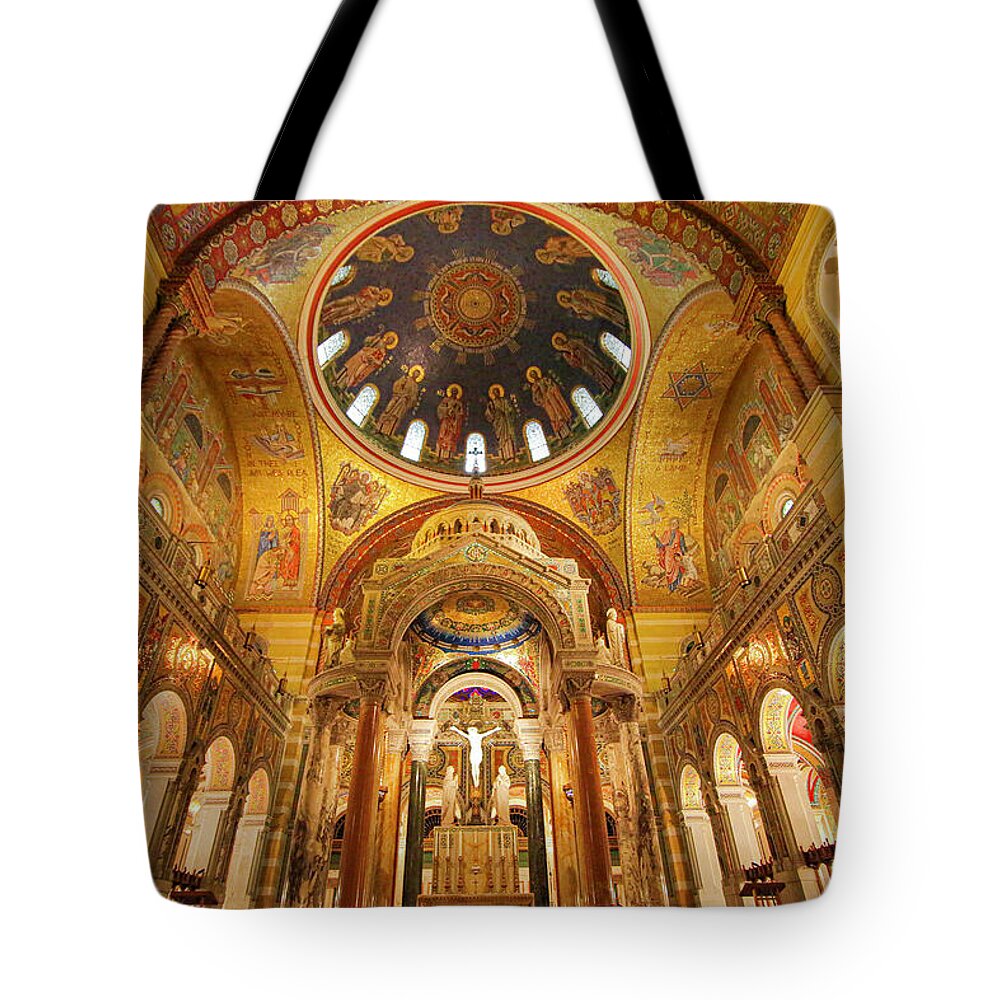 Cathedral Tote Bag featuring the photograph St. Louis Cathedral by Dale R Carlson