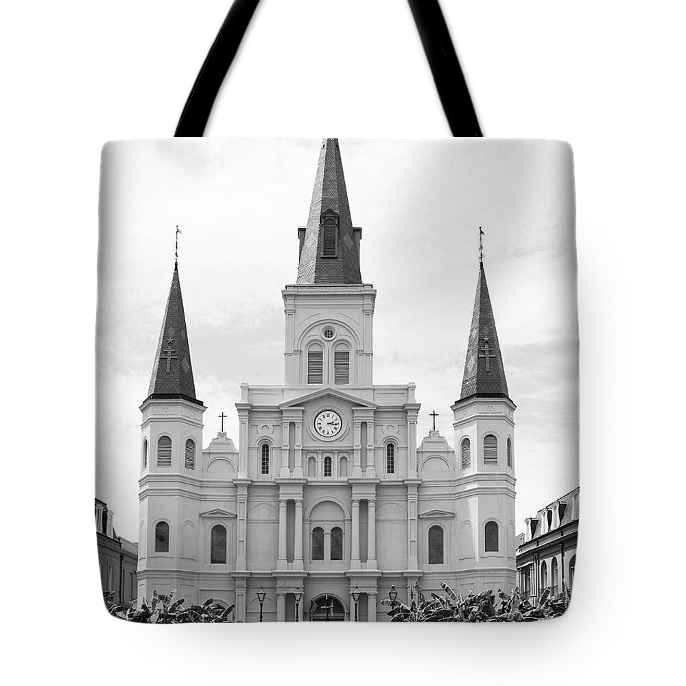 St. Louis Cathedral Tote Bag featuring the photograph St. Louis Cathedral by Kimberly Blom-Roemer