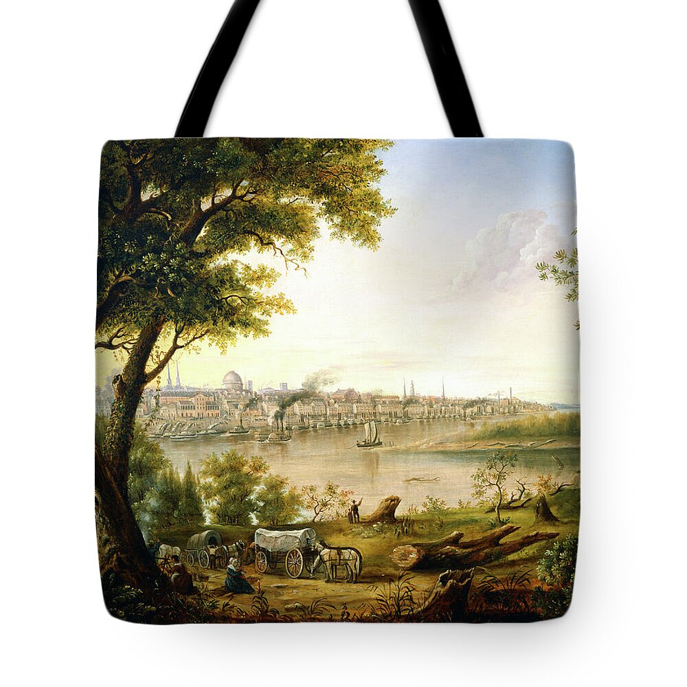 St. Louis in 1846 by Henry Lewis Tote Bag for Sale by C H Apperson