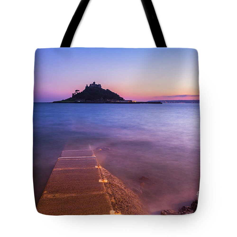 Cornwall England Tote Bag featuring the photograph St Michael's Mount, Cornwall, England by Neale And Judith Clark